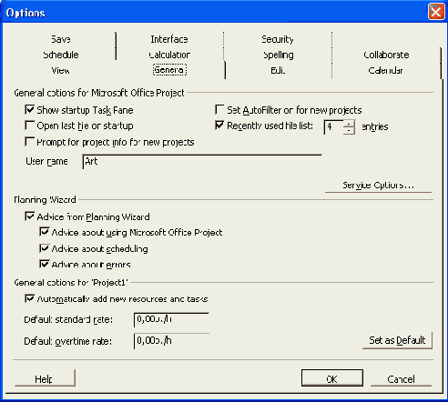 Microsoft Project 2003  
