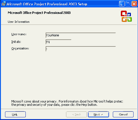 Microsoft Project 2003  
