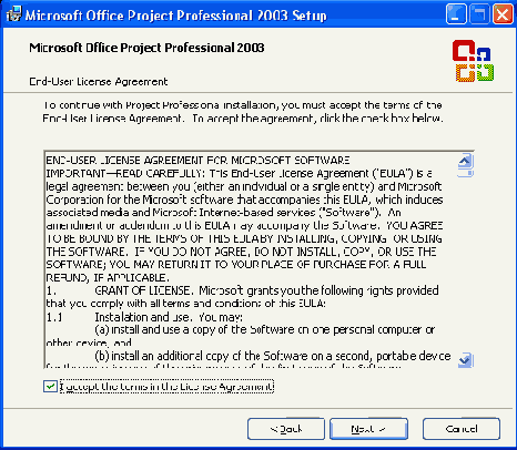 Microsoft Project 2003  
