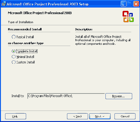 Microsoft Project 2003  
