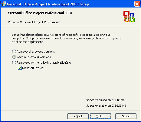 Microsoft Project 2003  
