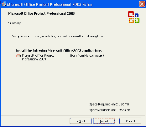 Microsoft Project 2003  
