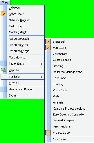 Microsoft Project 2003  
