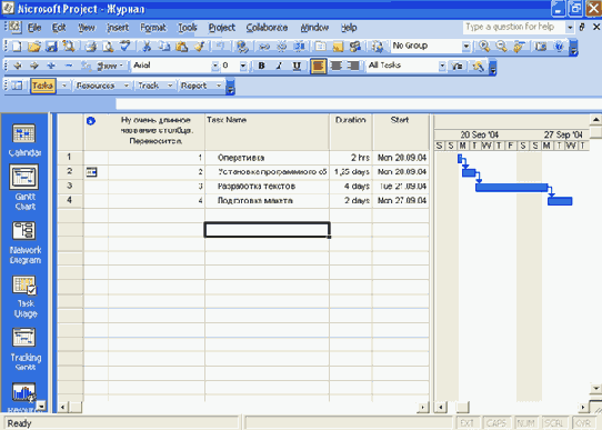 Microsoft Project 2003  
