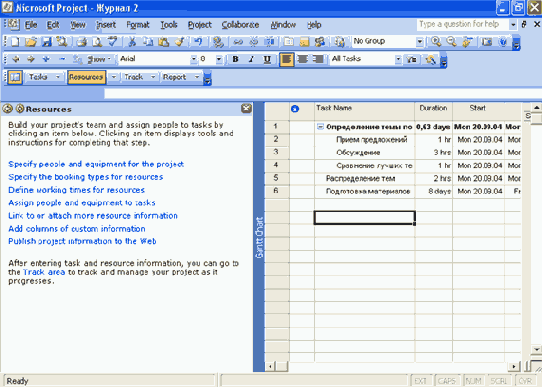 Microsoft Project 2003  
