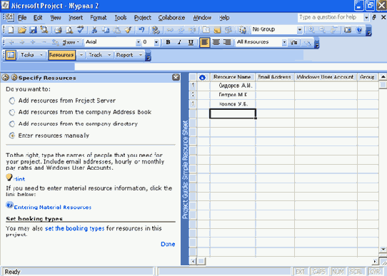 Microsoft Project 2003  
