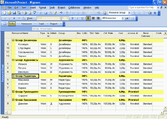 Microsoft Project 2003  
