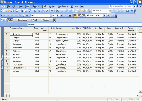 Microsoft Project 2003  
