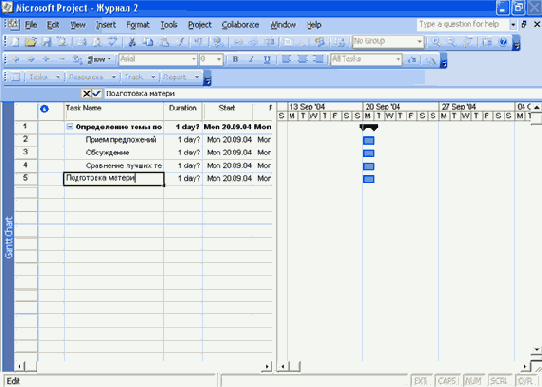 Microsoft Project 2003  
