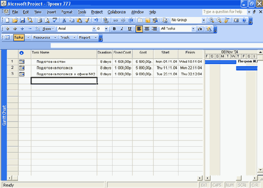 Microsoft Project 2003  
