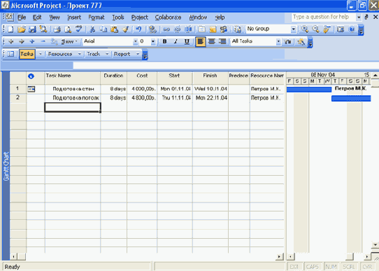 Microsoft Project 2003  
