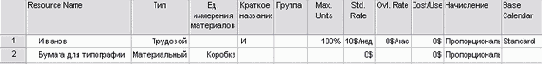 Microsoft Project - 
