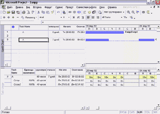 Microsoft Project - 
