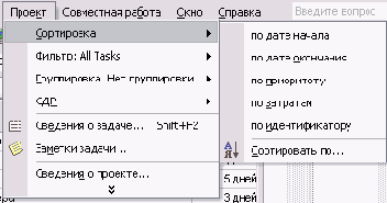 Microsoft Project - 
