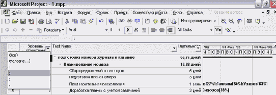 Microsoft Project - 
