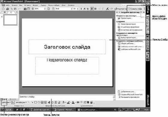 Запуск Microsoft PowerPoint